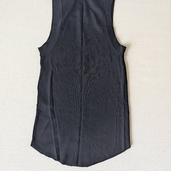 *2/$20* Zara Black Ribbed tank top, Size M - Picture 3 of 7